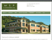 Tablet Screenshot of mspcommercial.net